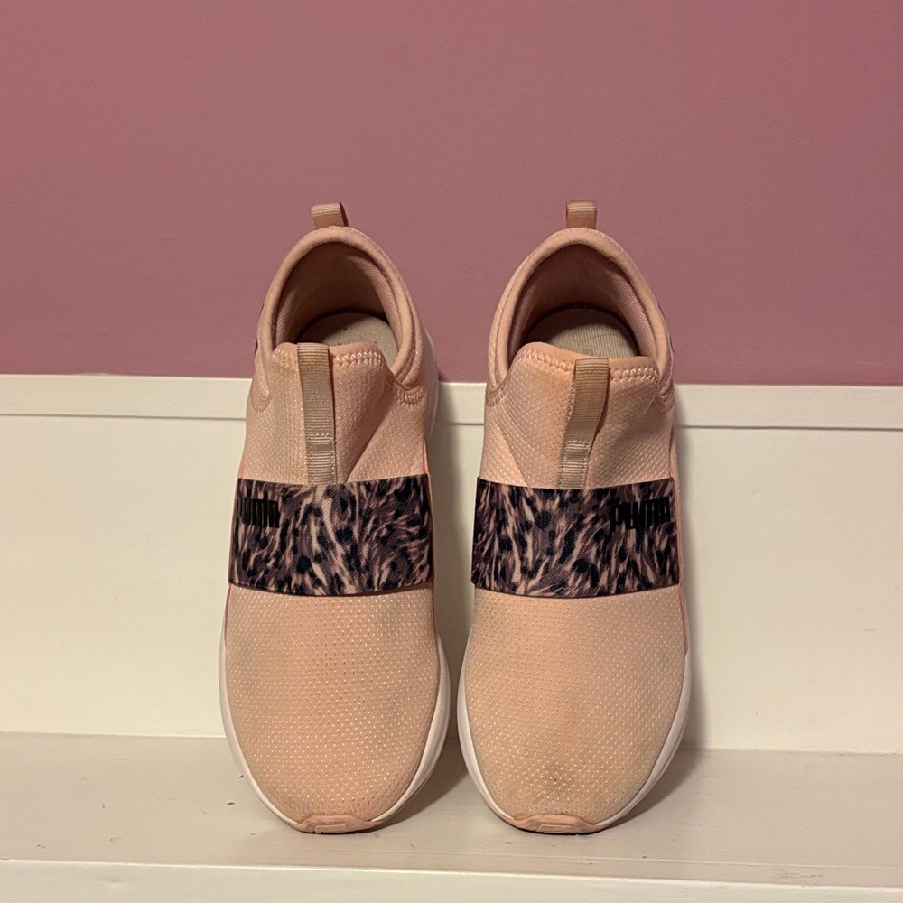 Puma Soft Ride Sophia pale pink slip-on size 8